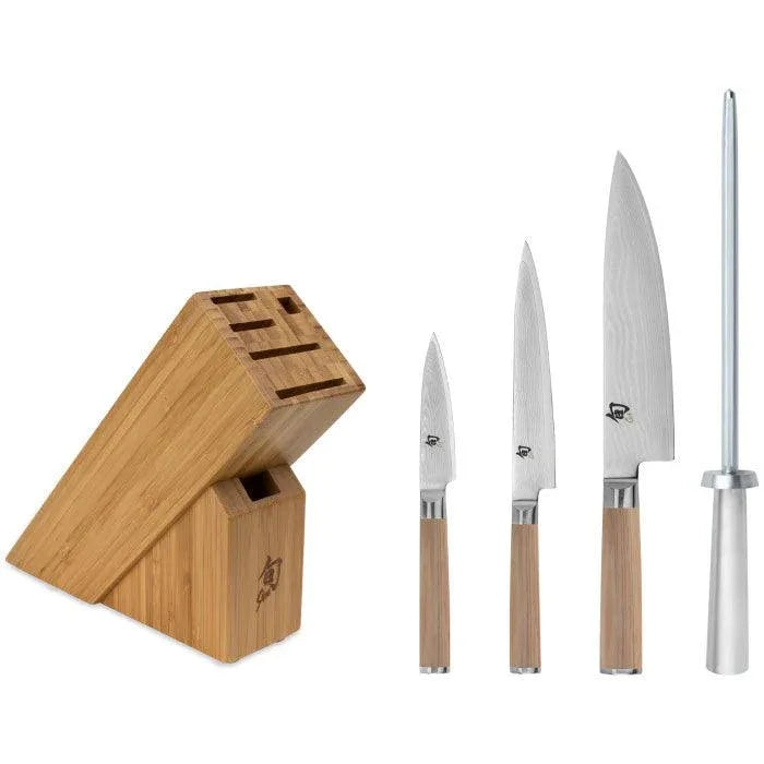 Classic Blonde 5 Piece Starter Block Set Shun Indigo Pool Patio BBQ