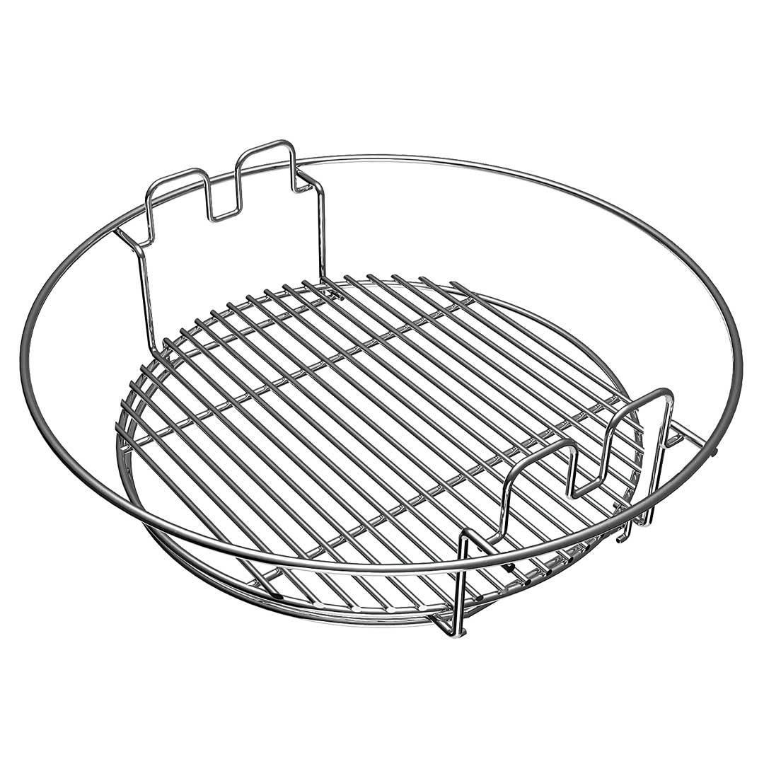 EGGspander - 2 Piece Multi-Level Rack for Big Green Eggs Big Green Egg Indigo Pool Patio BBQ