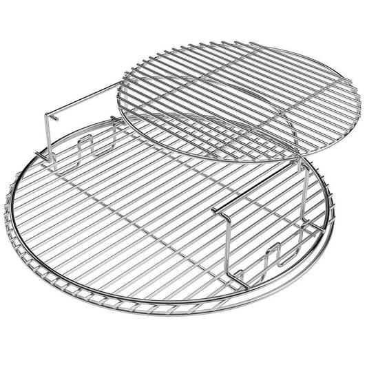 EGGspander - 2 Piece Multi-Level Rack for Big Green Eggs Big Green Egg Indigo Pool Patio BBQ