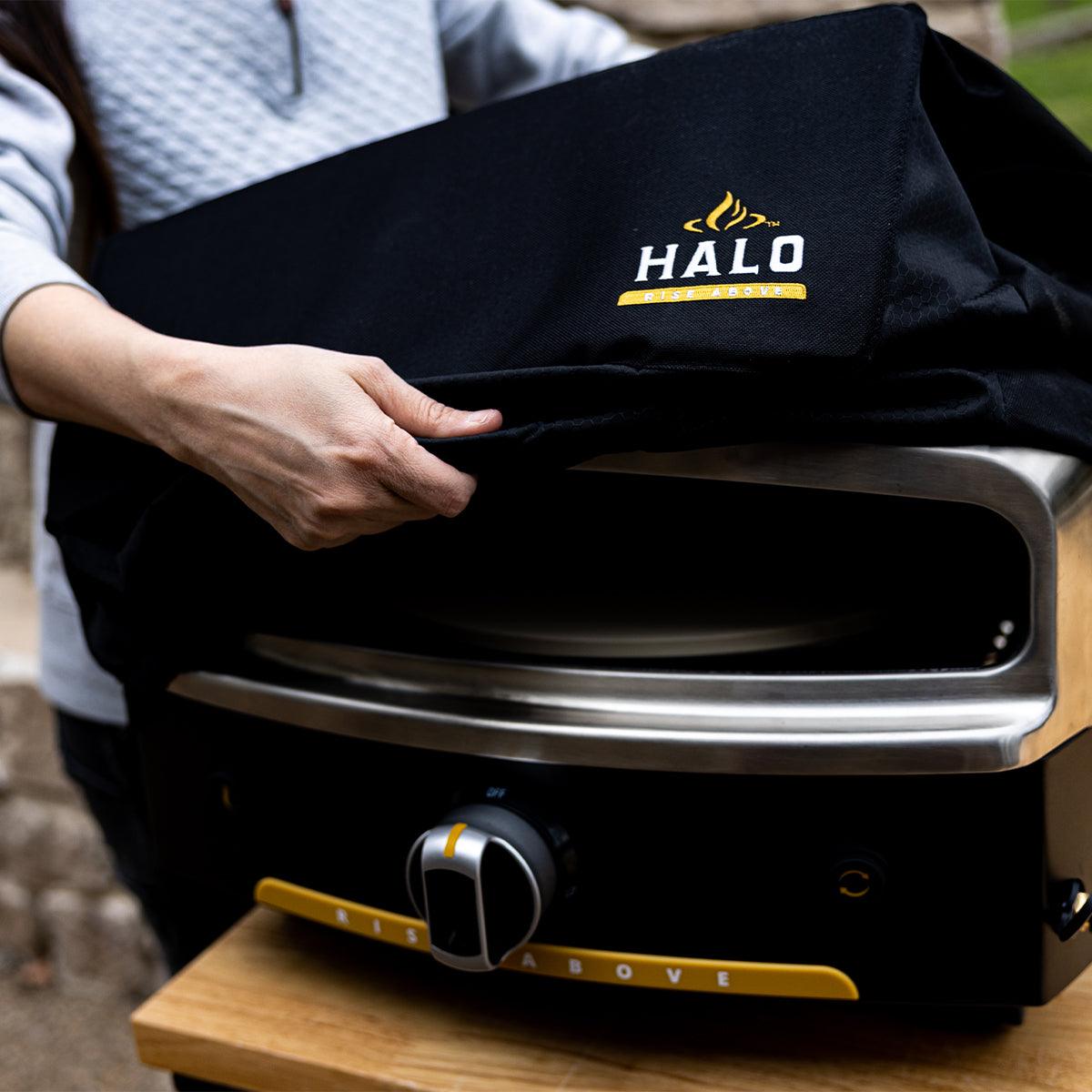 Halo Versa 16 Pizza Oven Cover Indigo Pool Patio BBQ