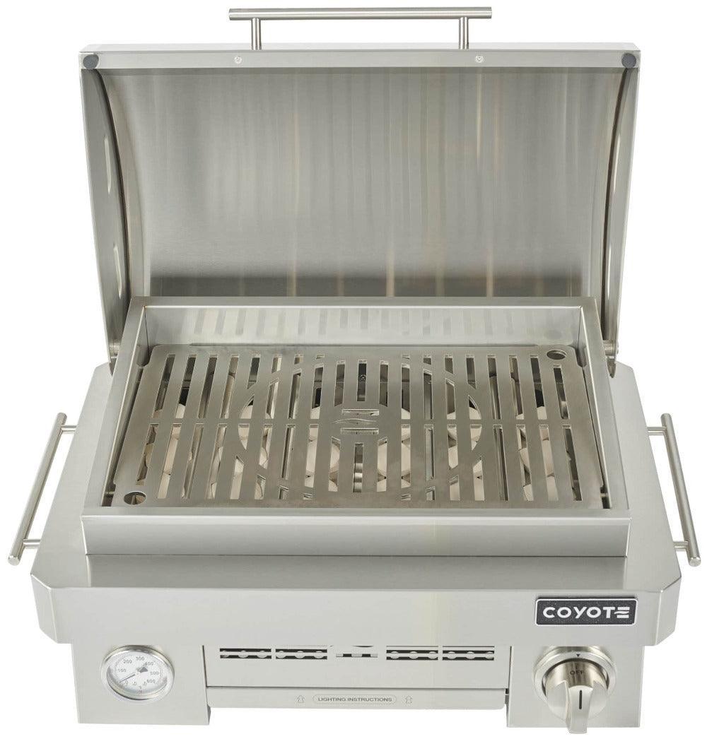 Coyote 25" Portable Grill Coyote Indigo Pool Patio BBQ