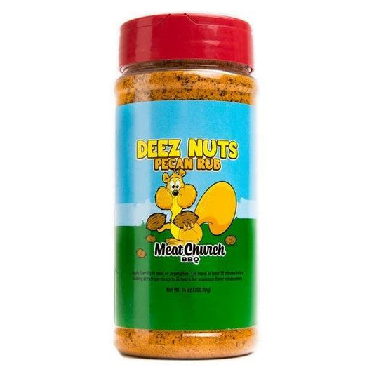 Meat Church BBQ Deez Nuts Honey Pecan BBQ Rub Meat Church Indigo Pool Patio BBQ