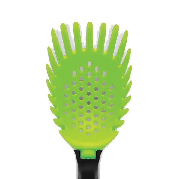 Holey Spadle - Slotted Spoon into a Straining Ladle Dreamfarm Indigo Pool Patio BBQ