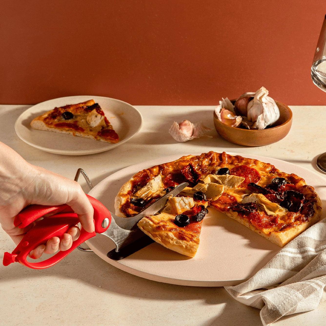 Scizza - Pizza Cutter Scissors Dreamfarm Indigo Pool Patio BBQ