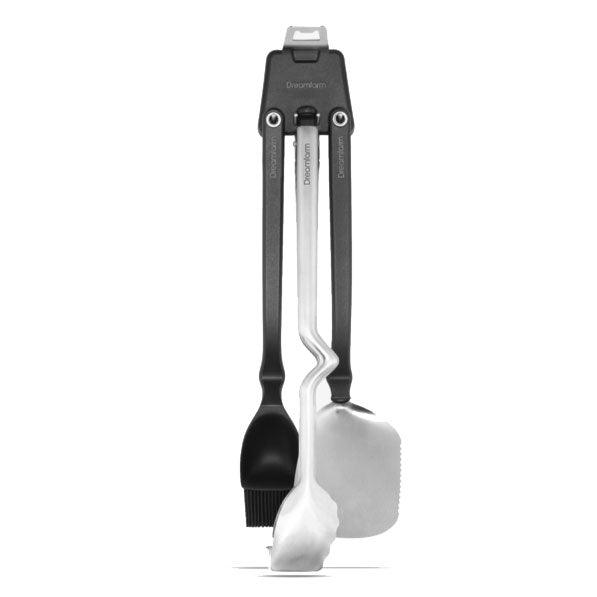 Set of BBQ Grill Tools Dreamfarm Indigo Pool Patio BBQ