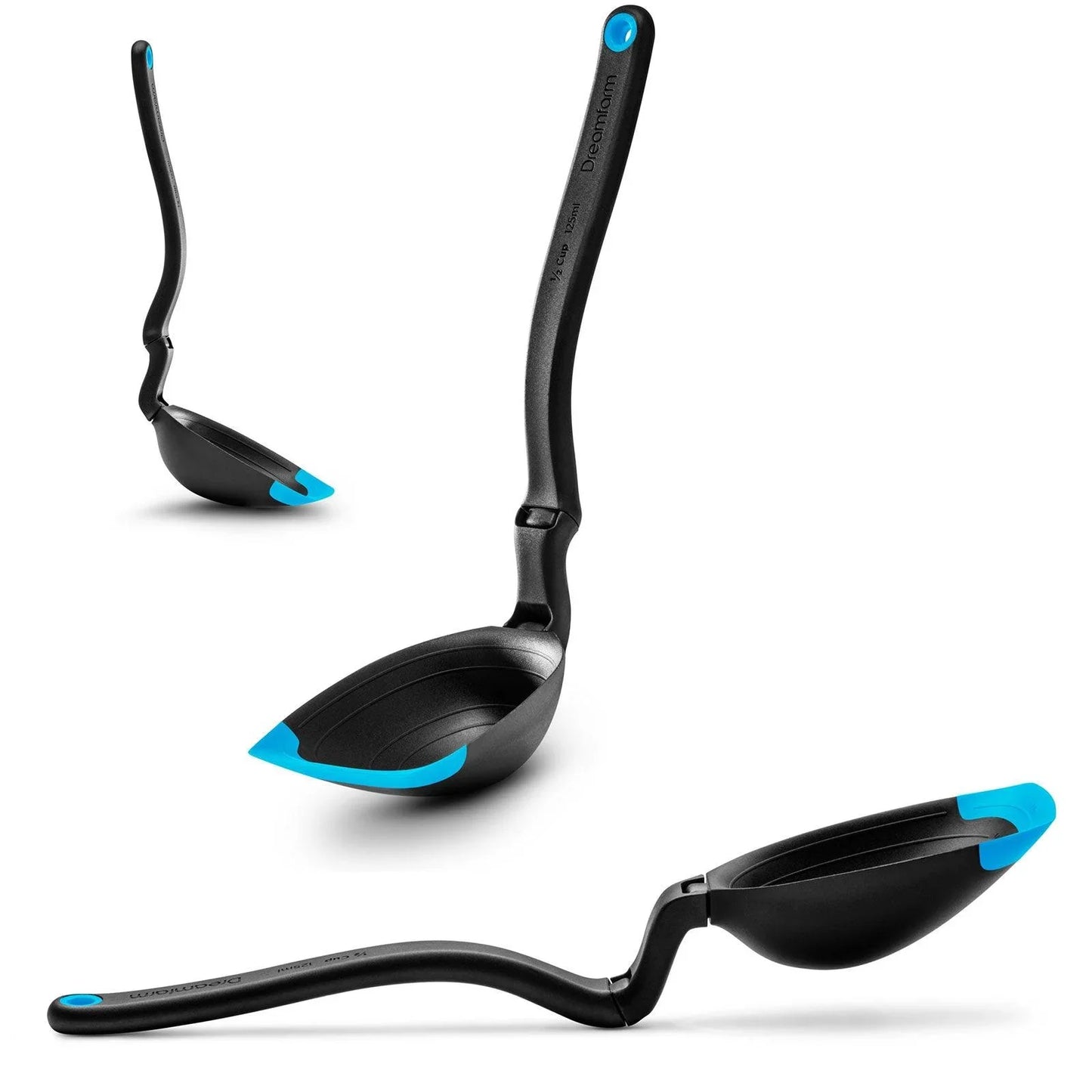 Spadle - Spoon Turns into Ladle Dreamfarm Indigo Pool Patio BBQ