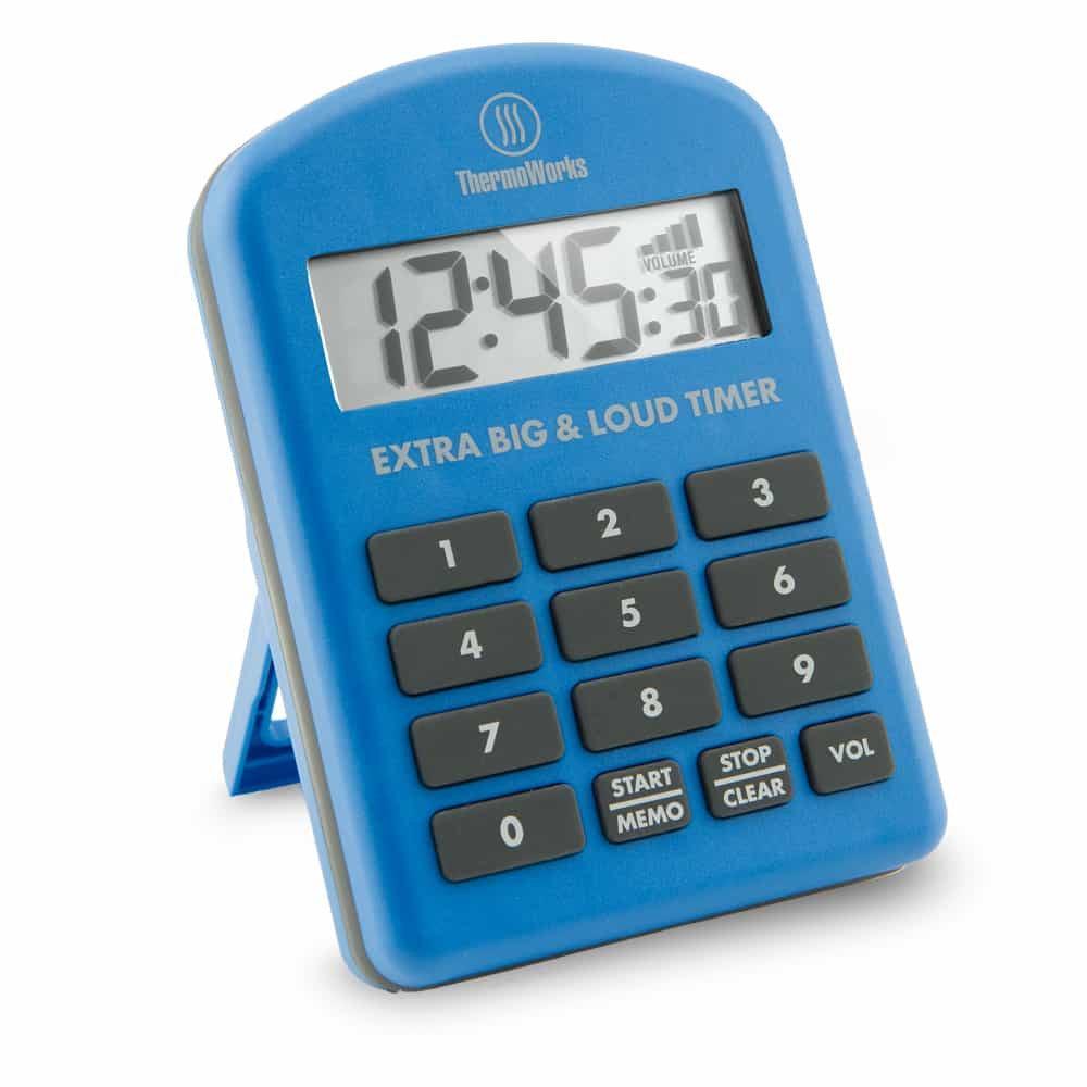 ThermoWorks Extra Big & Loud Timer ThermoWorks Indigo Pool Patio BBQ