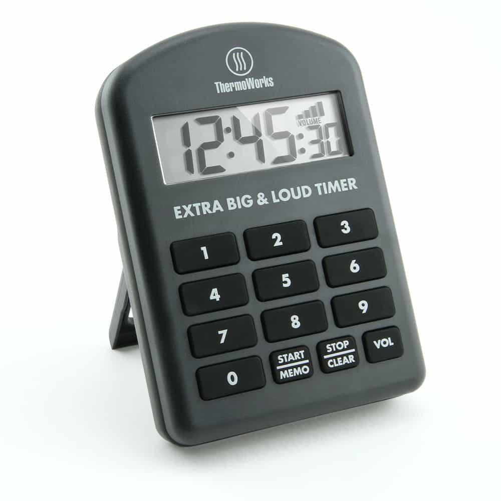 ThermoWorks Extra Big & Loud Timer ThermoWorks Indigo Pool Patio BBQ
