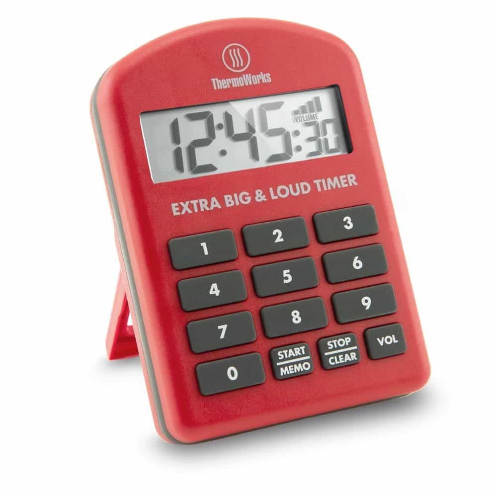 ThermoWorks Extra Big & Loud Timer ThermoWorks Indigo Pool Patio BBQ