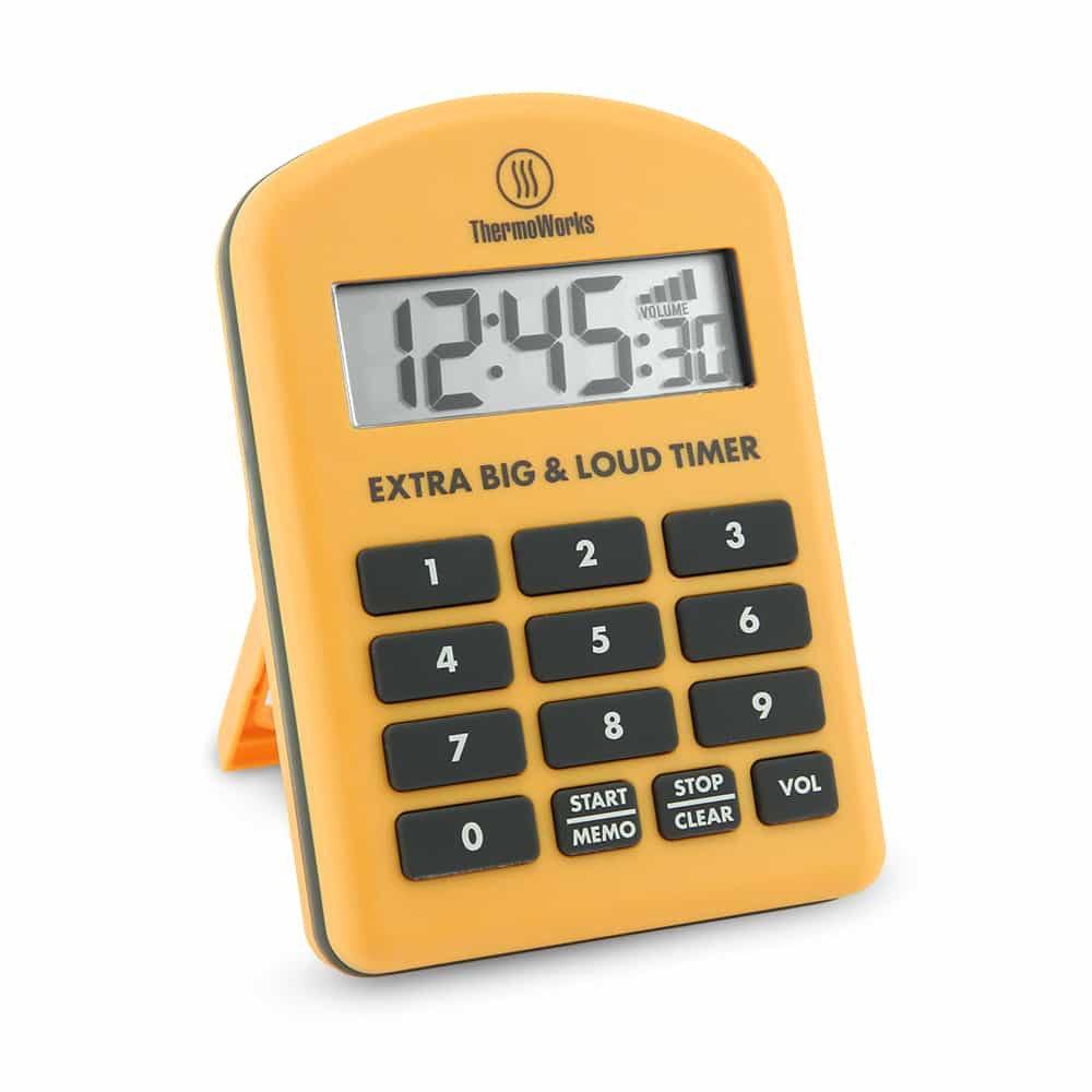 ThermoWorks Extra Big & Loud Timer ThermoWorks Indigo Pool Patio BBQ