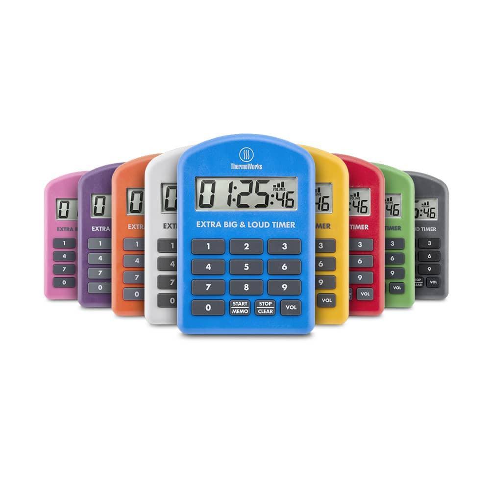 ThermoWorks Extra Big & Loud Timer ThermoWorks Indigo Pool Patio BBQ