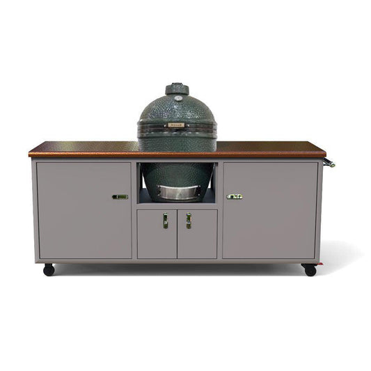 Torch 76″ Large Big Green Egg Cart Big Green Egg Indigo Pool Patio BBQ