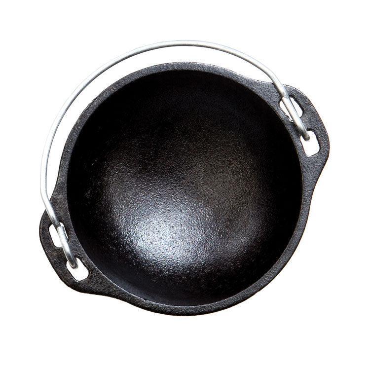Lodge Heat-Treated 16 Ounce Cast Iron Country Kettle Lodge Indigo Pool Patio BBQ