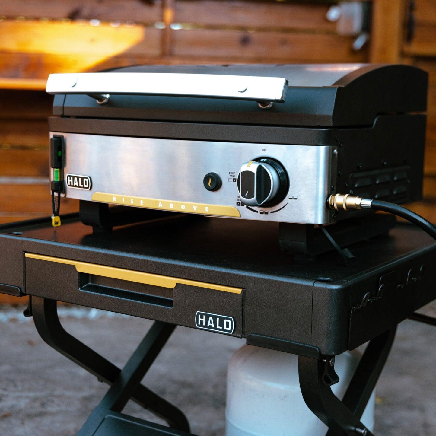 Halo Elite1B Outdoor Griddle Indigo Pool Patio BBQ