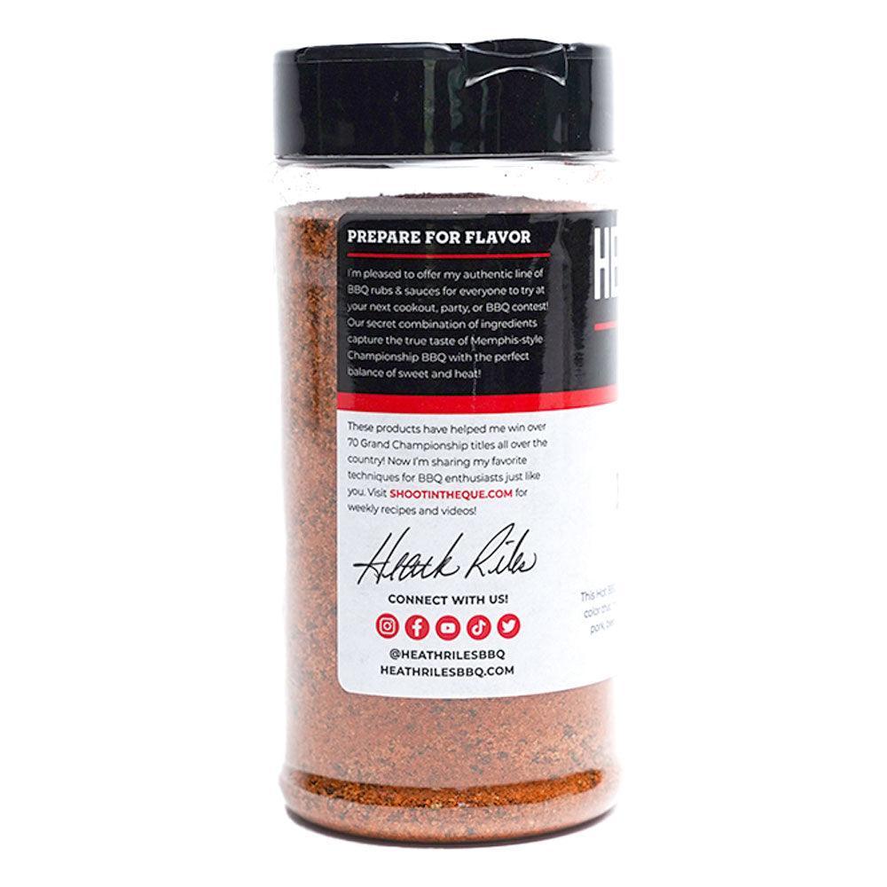 Heath Riles Hot BBQ Rub Heath Riles Indigo Pool Patio BBQ