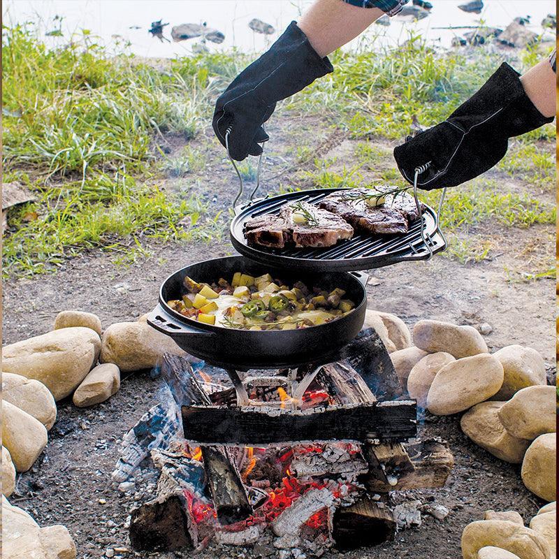 Lodge Leather Gloves Lodge Indigo Pool Patio BBQ