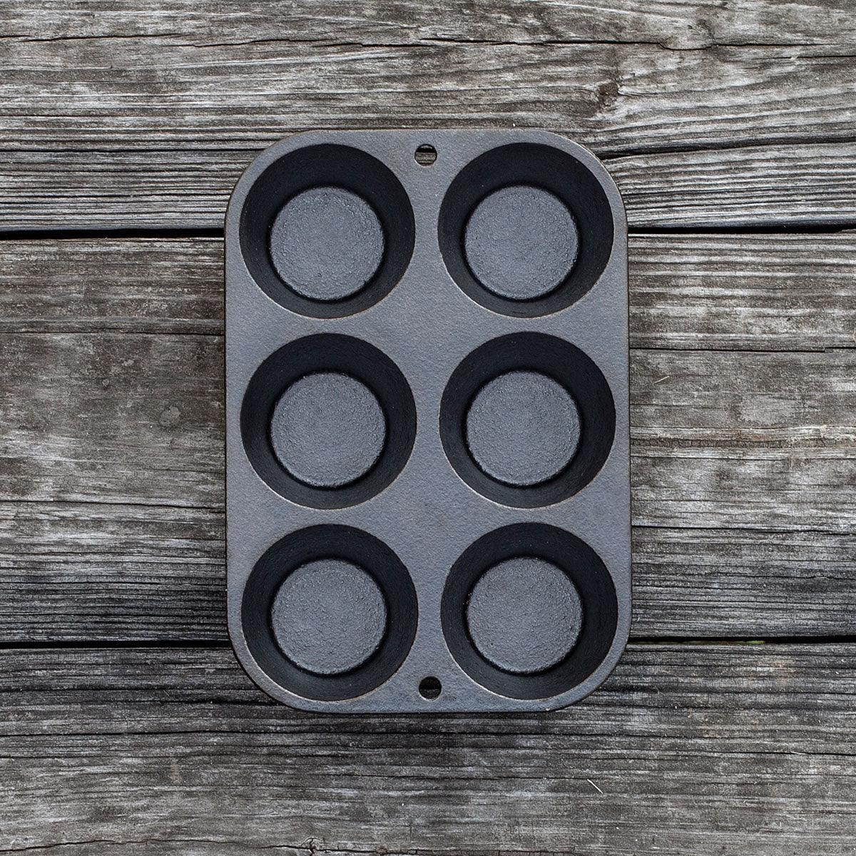 Lodge Cast Iron Muffin Pan Lodge Indigo Pool Patio BBQ