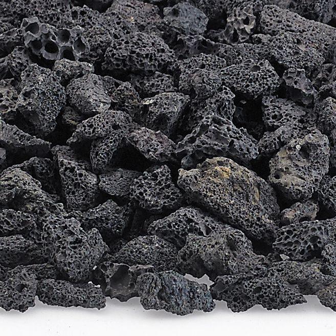 Small Lava Rock American Fireglass Indigo Pool Patio BBQ