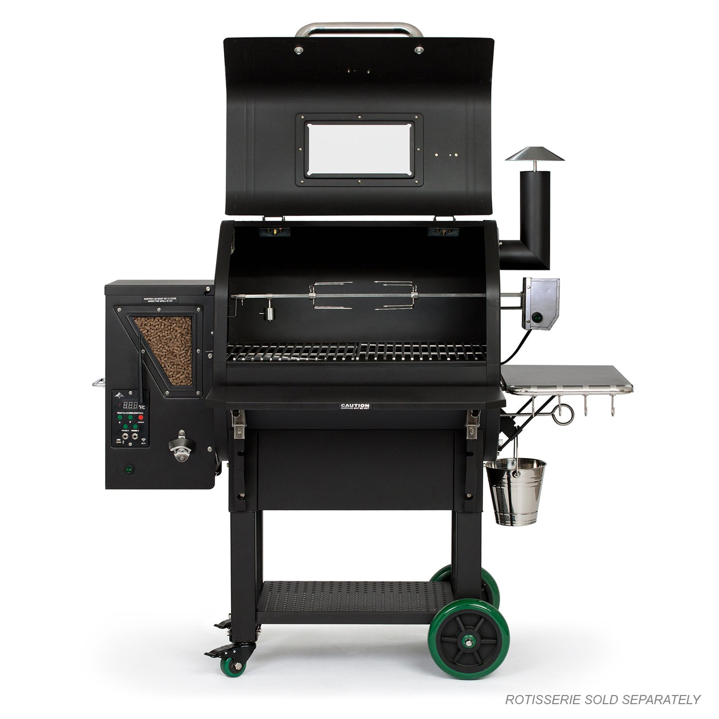 GMG Ledge Prime Plus WiFi Green Mountain Grills Indigo Pool Patio BBQ