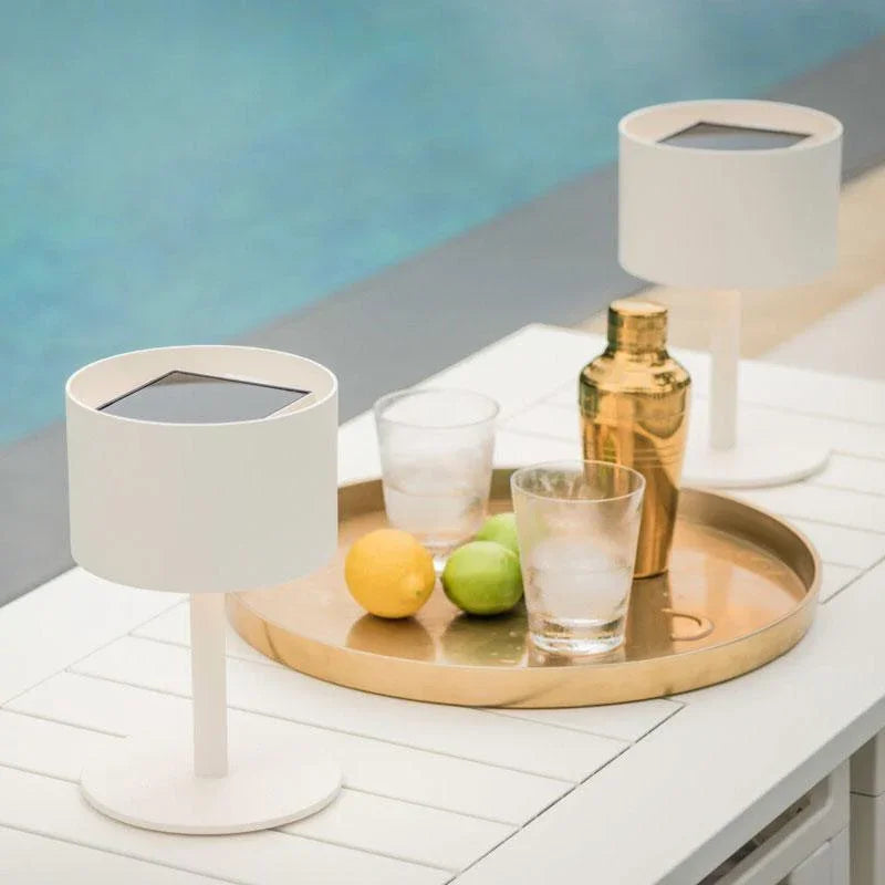 La Lampe Pose Solar Lamp Seaside Casual Indigo Pool Patio BBQ