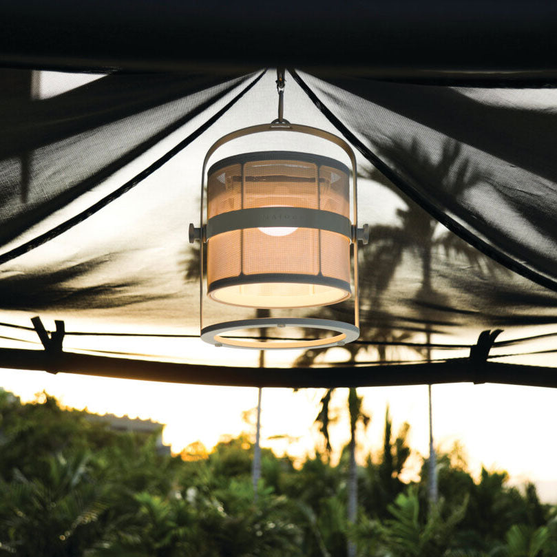 La Lampe Petite Solar Lamp Seaside Casual Indigo Pool Patio BBQ