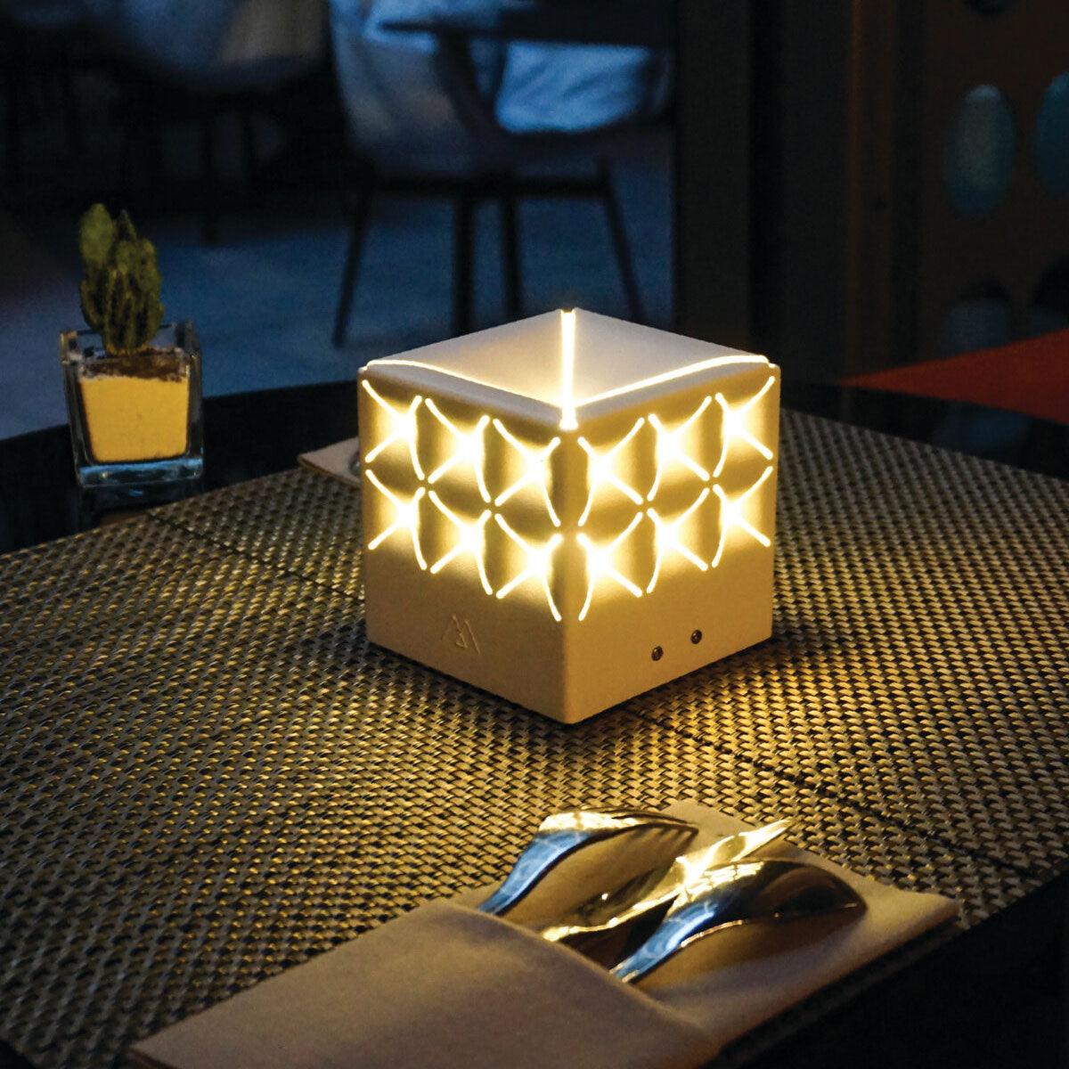 La Lampe Popup Solar Lamp Seaside Casual Indigo Pool Patio BBQ