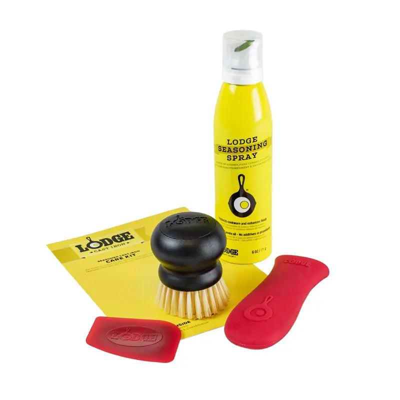 Lodge Seasoned Cast Iron Care Kit Lodge Indigo Pool Patio BBQ