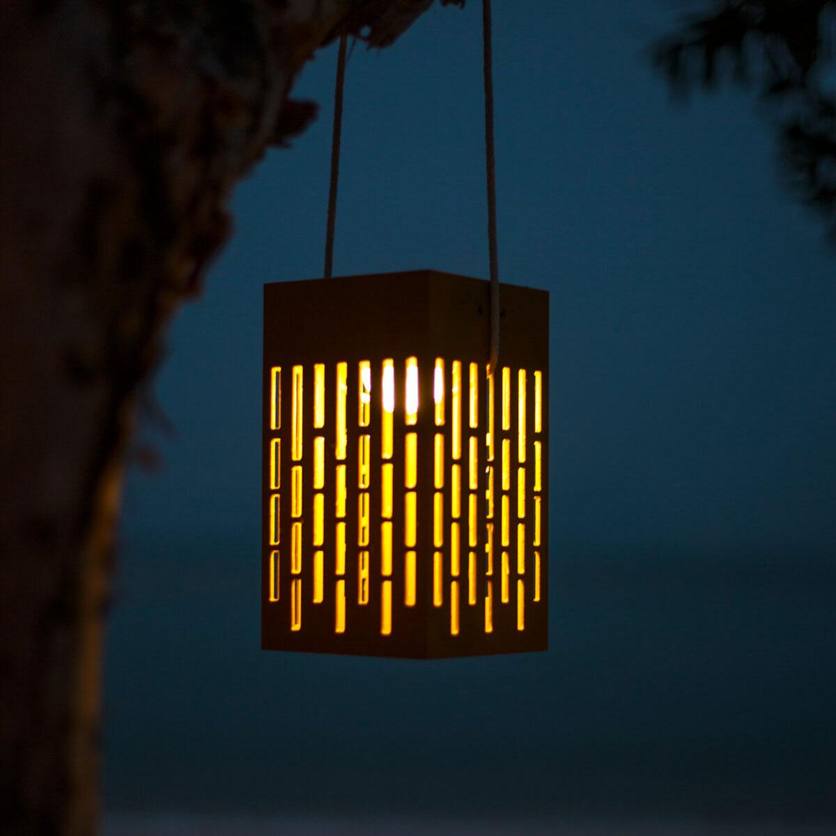 La Lampe Pose 04 Solar Lamp Seaside Casual Indigo Pool Patio BBQ