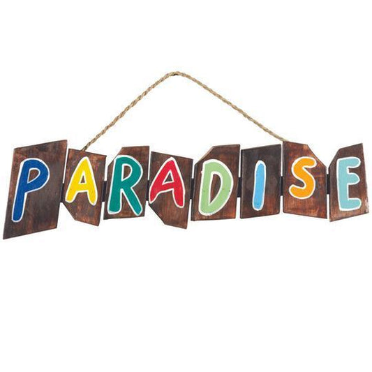 Paradise Sign RAM Indigo Pool Patio BBQ