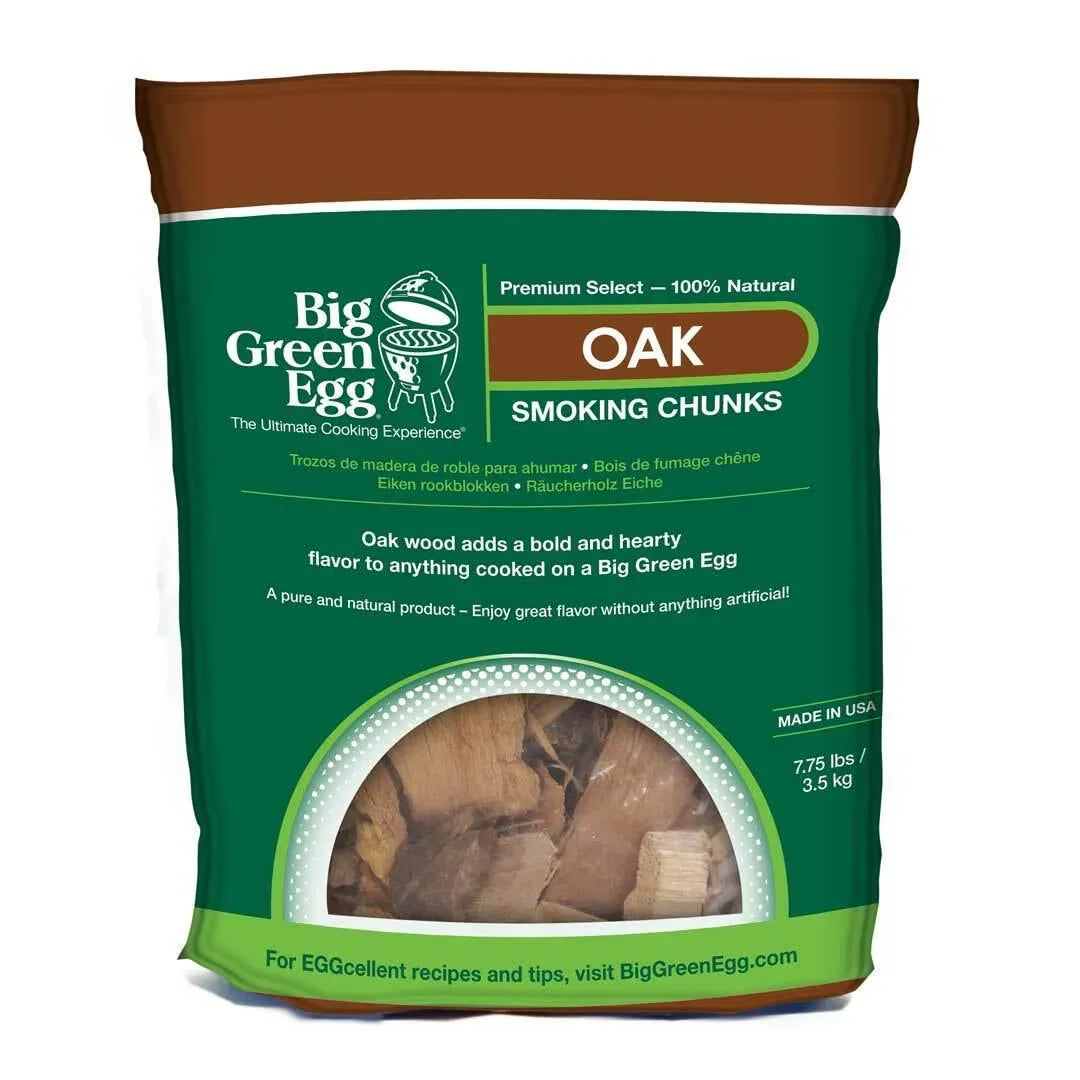 Big Green Egg Oak Wood Smoking Chunks Big Green Egg Indigo Pool Patio BBQ