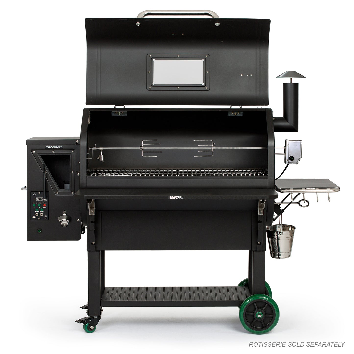 GMG Peak Prime Plus WiFi Green Mountain Grills Indigo Pool Patio BBQ