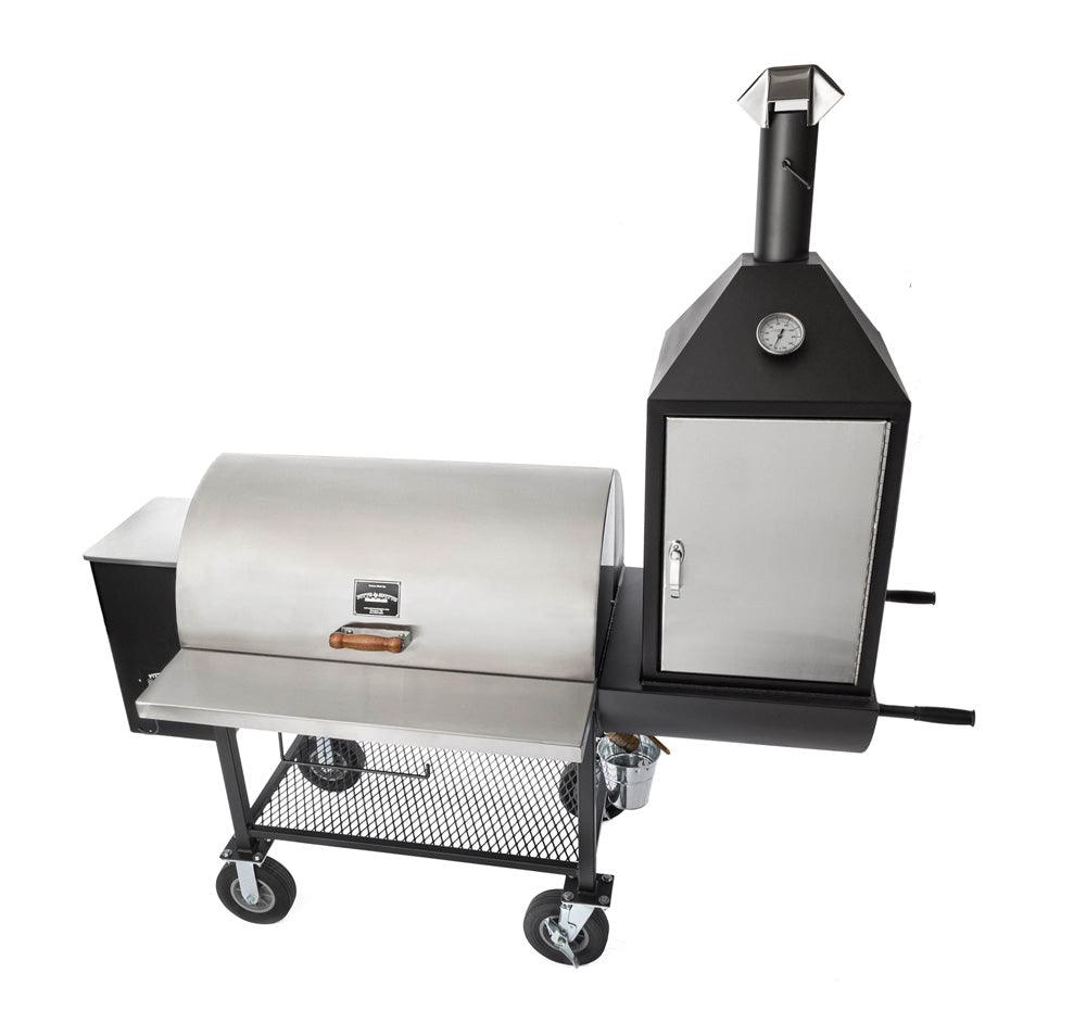 Pitts & Spitts Maverick 1250 w/ Upright Smokebox Pitts & Spitts Indigo Pool Patio BBQ