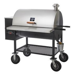 Pitts & Spitts Maverick 1250 Pellet Grill w/ 8" Wheel Upgrade Pitts & Spitts Indigo Pool Patio BBQ
