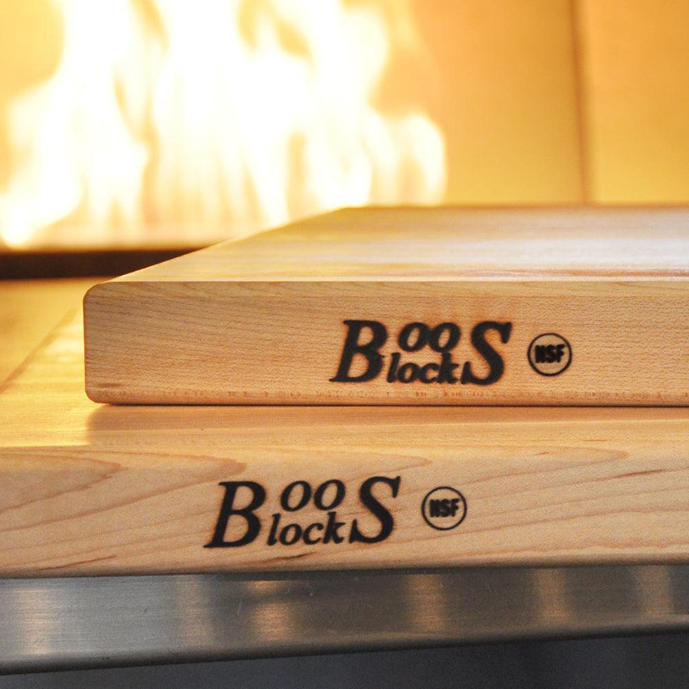 John Boos Reversible Maple Cutting Board with Hand Grips John Boos Indigo Pool Patio BBQ