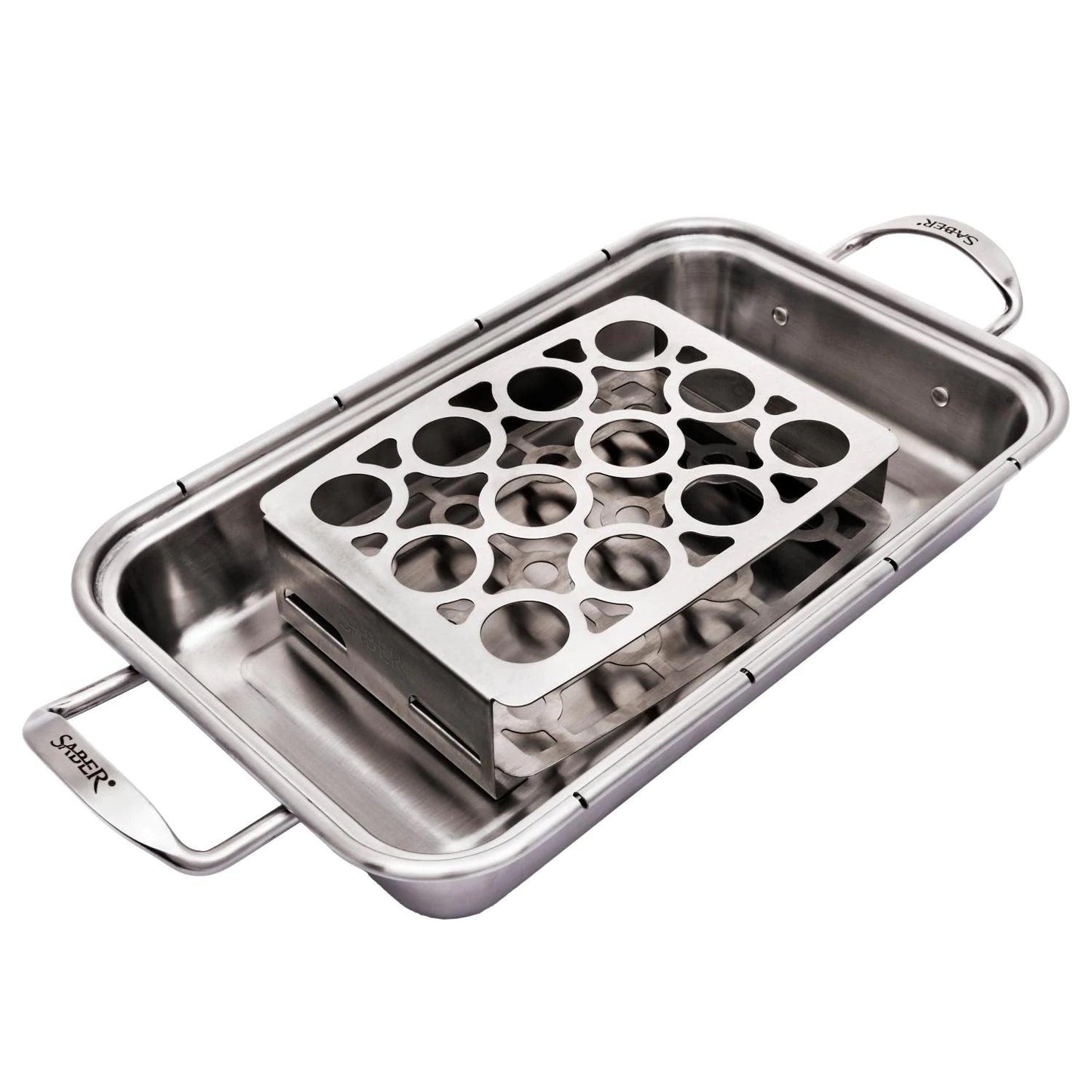 Saber EZ Grilling System Set Saber Grills Indigo Pool Patio BBQ
