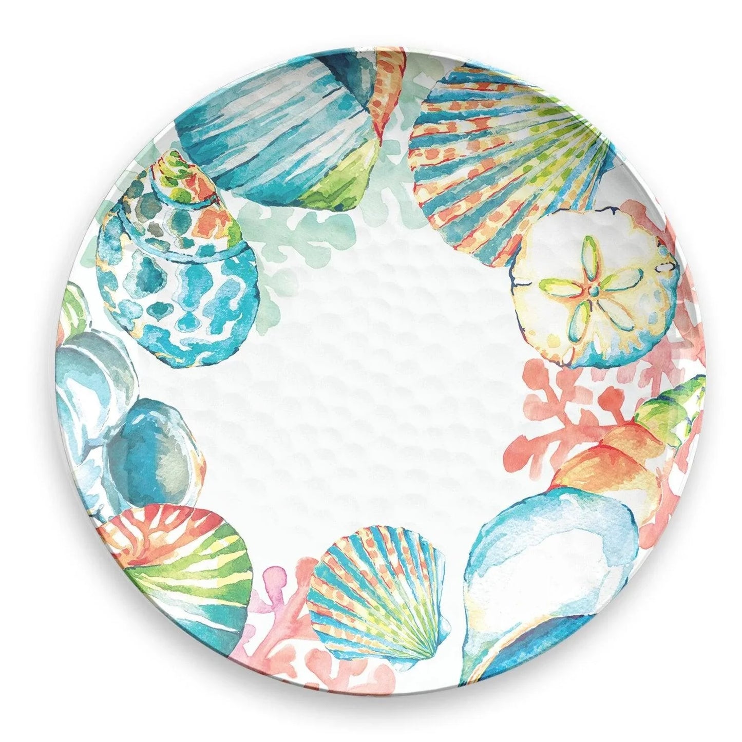Sandbar Brights 10.5" Dinner Plate TarHong Indigo Pool Patio BBQ