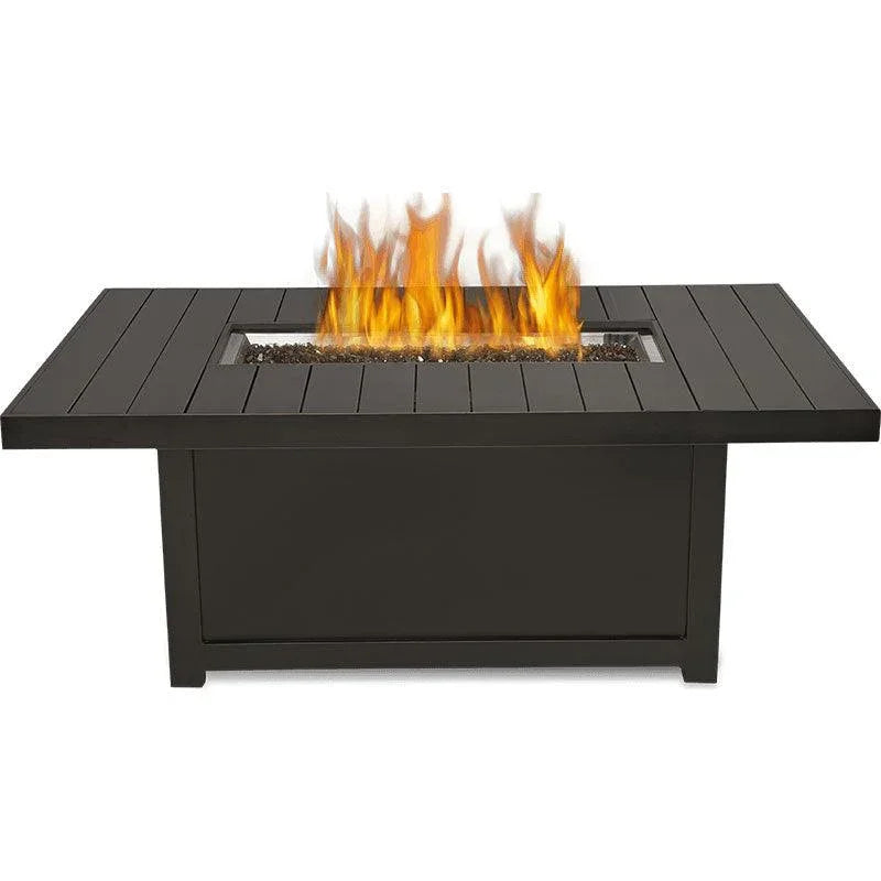 St. Tropez Rectangle PatioFlame Table Napoleon Indigo Pool Patio BBQ