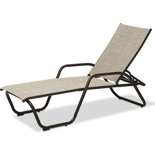 Gardenella Sling Chaise with Arms Telescope Casual Indigo Pool Patio BBQ