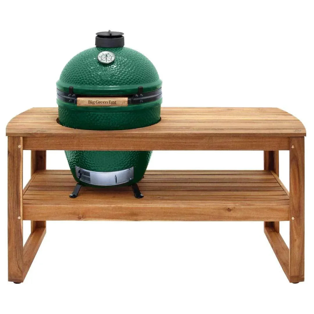 Big Green Egg Acacia Table Cover Big Green Egg Indigo Pool Patio BBQ