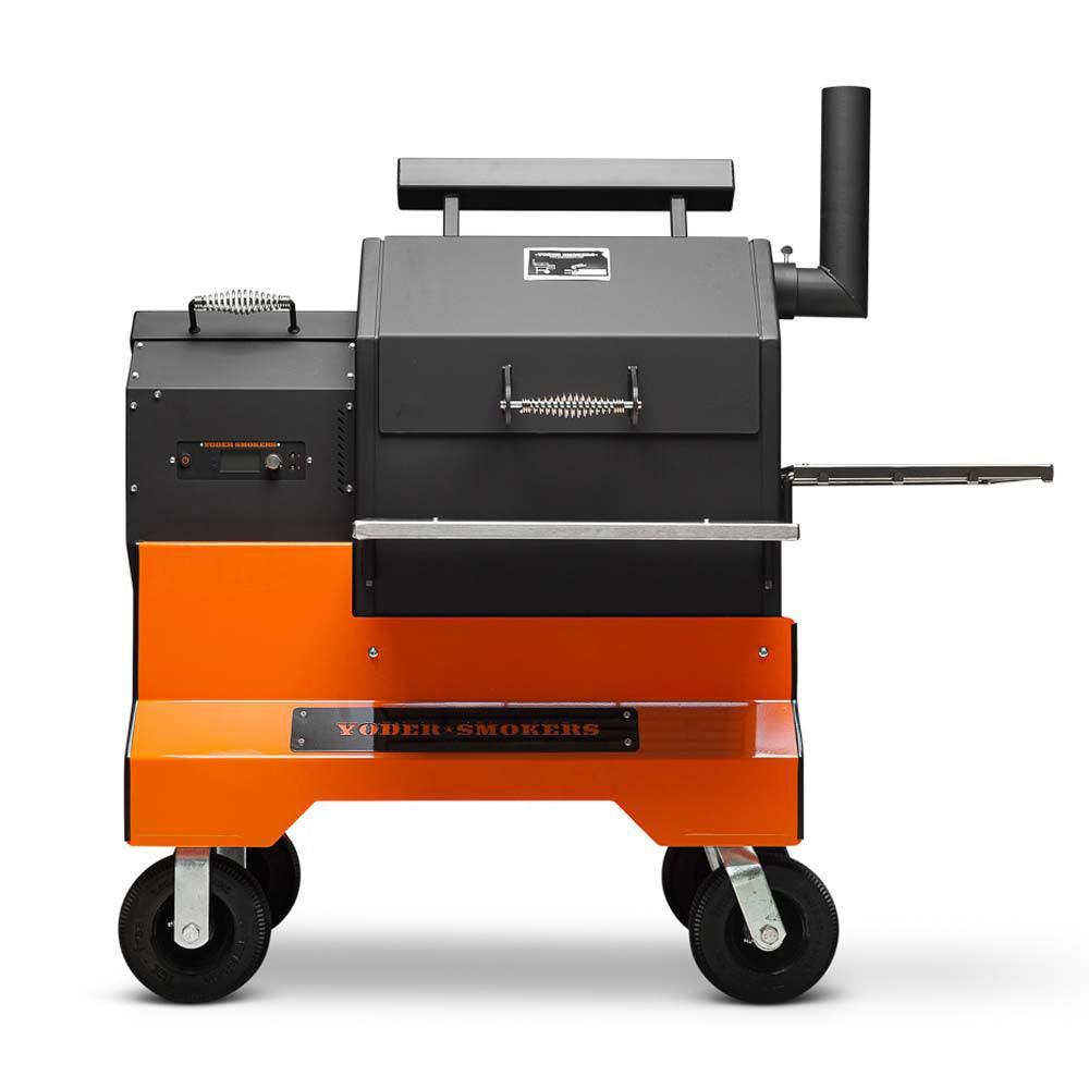 Yoder YS480S Competition Pellet Grill Yoder Smokers Indigo Pool Patio BBQ