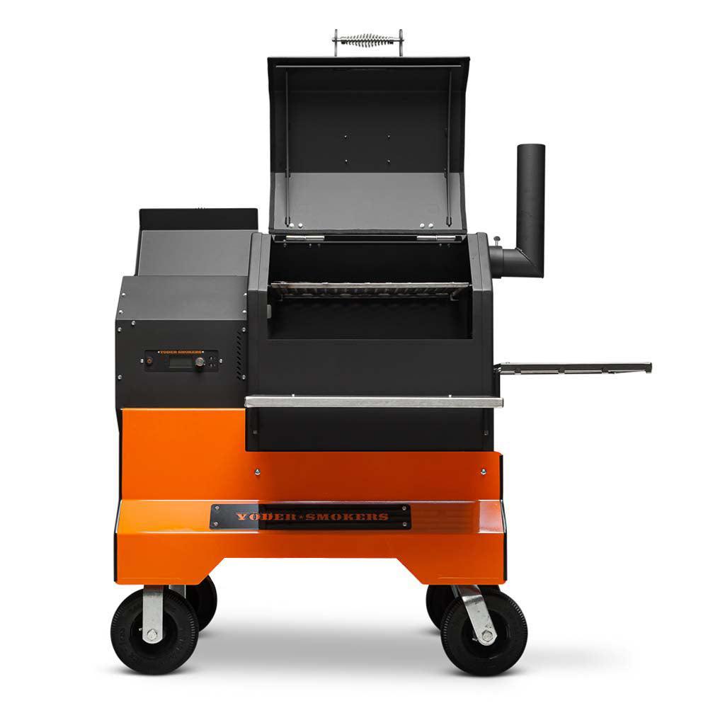 Yoder YS480S Competition Pellet Grill Yoder Smokers Indigo Pool Patio BBQ