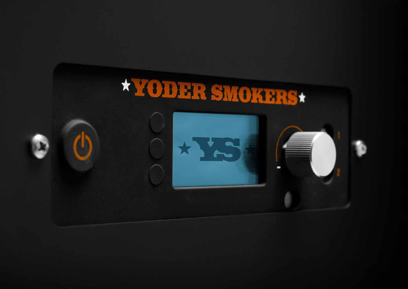 Yoder YS640S Pellet Grill Yoder Smokers Indigo Pool Patio BBQ