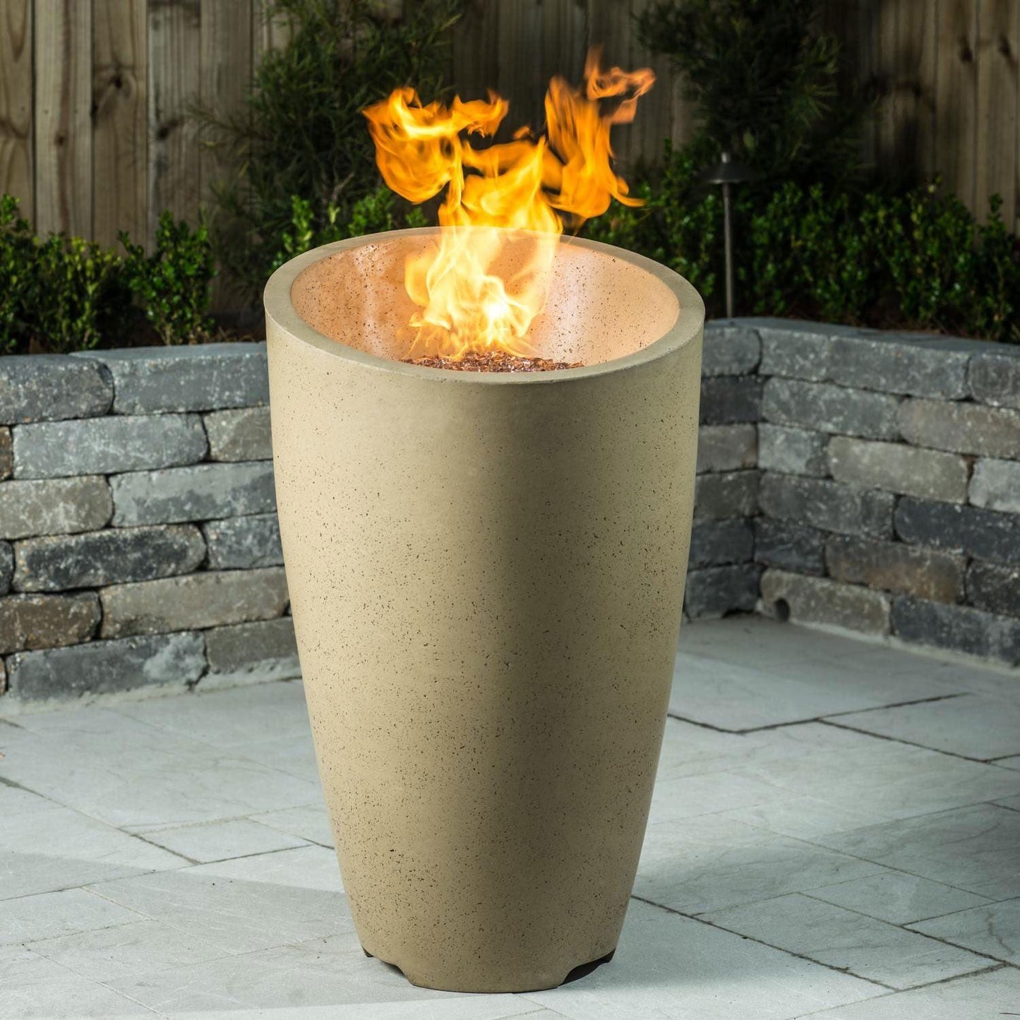 Eclipse Fire Urn American Fyre Designs Indigo Pool Patio BBQ