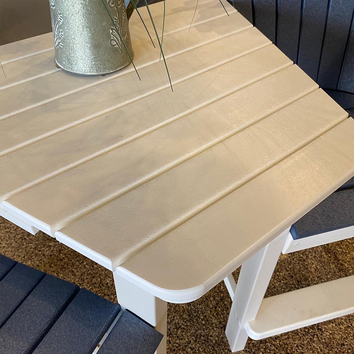 Seaside Casual Adirondack Tete-A-Tete Balcony Set Seaside Casual Indigo Pool Patio BBQ