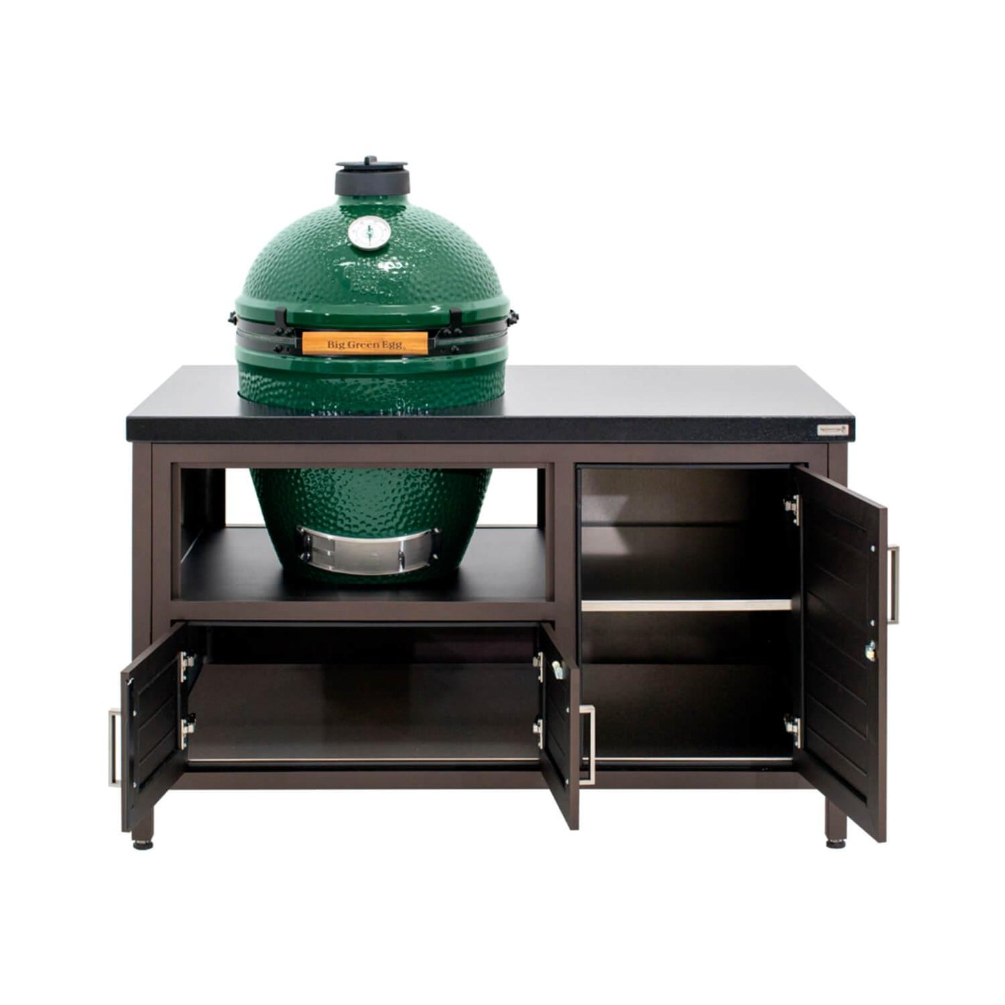 53" Modern Farmhouse-Style Big Green Egg Table Big Green Egg Indigo Pool Patio BBQ
