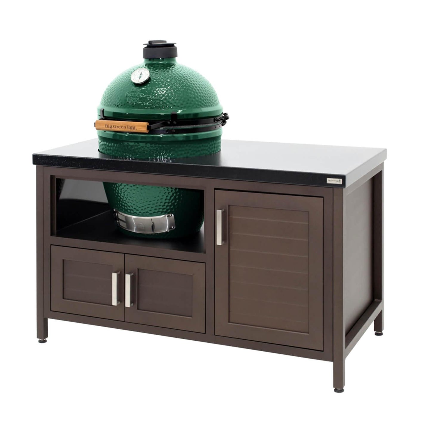53" Modern Farmhouse-Style Big Green Egg Table Big Green Egg Indigo Pool Patio BBQ