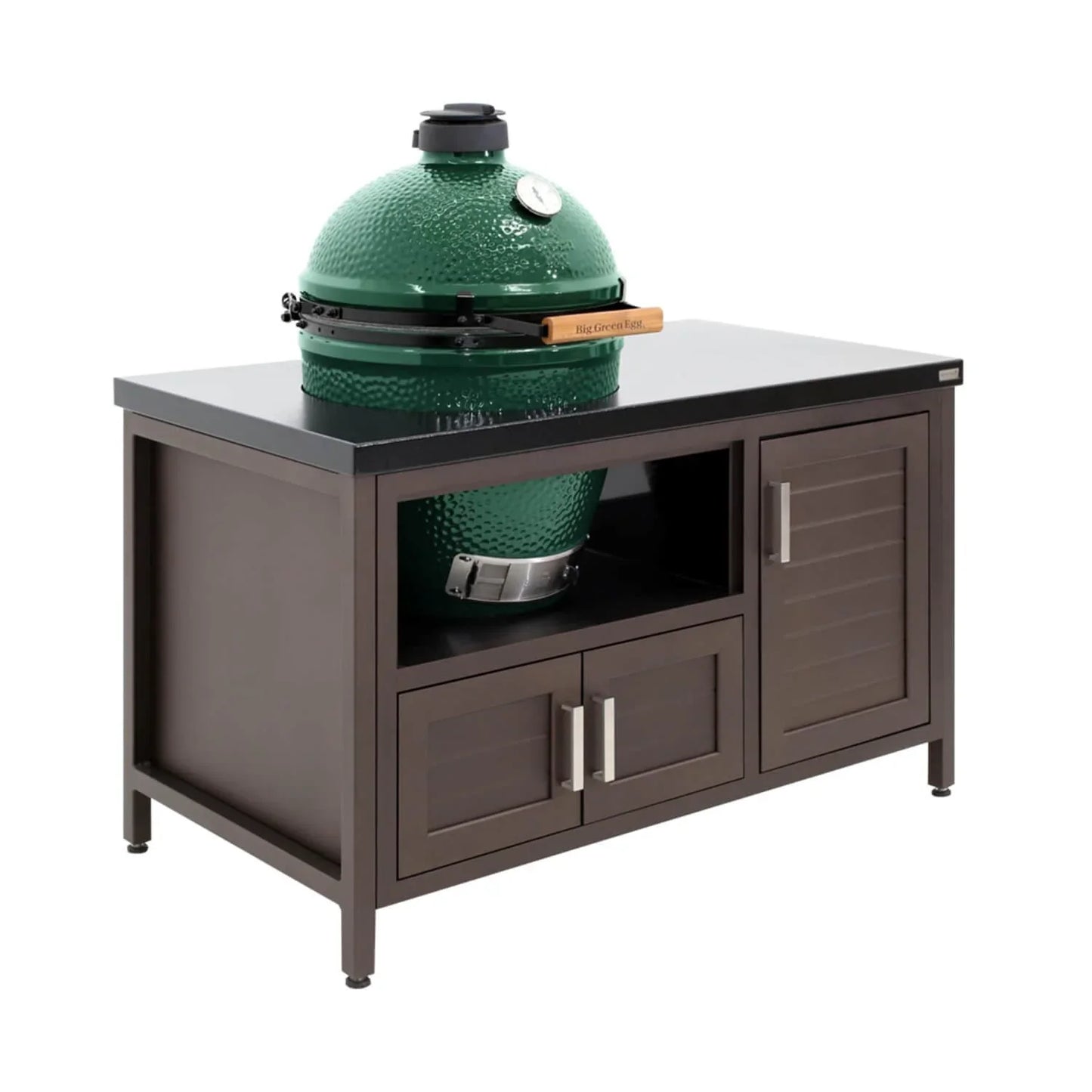 53" Modern Farmhouse-Style Big Green Egg Table Big Green Egg Indigo Pool Patio BBQ
