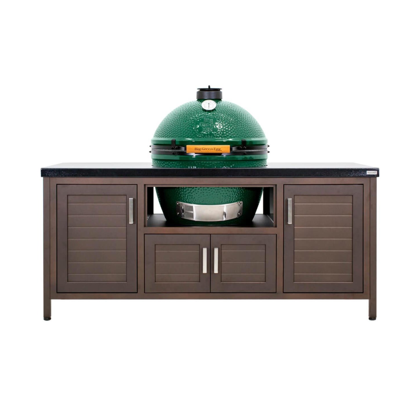 69" Modern Farmhouse-Style Big Green Egg Table - Indigo Pool Patio BBQ