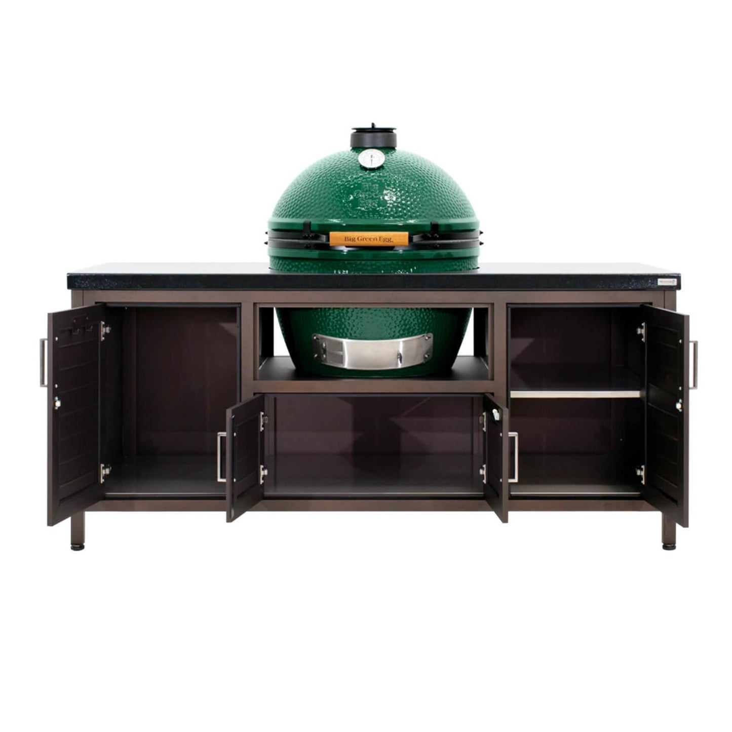 69" Modern Farmhouse-Style Big Green Egg Table - Indigo Pool Patio BBQ