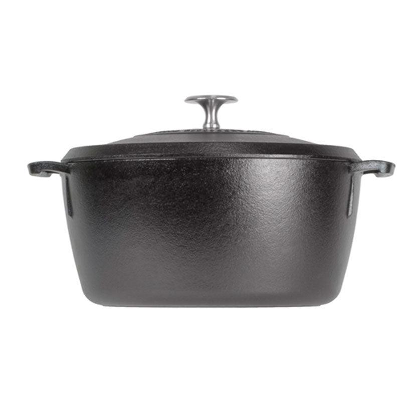 Lodge Blacklock 5.5 Quart Cast Iron Dutch Oven Lodge Indigo Pool Patio BBQ